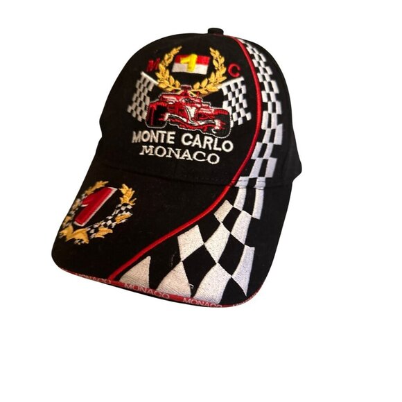 Monaco Victoire Monte Carlo Checkered Racing Cap - Picture 1 of 5